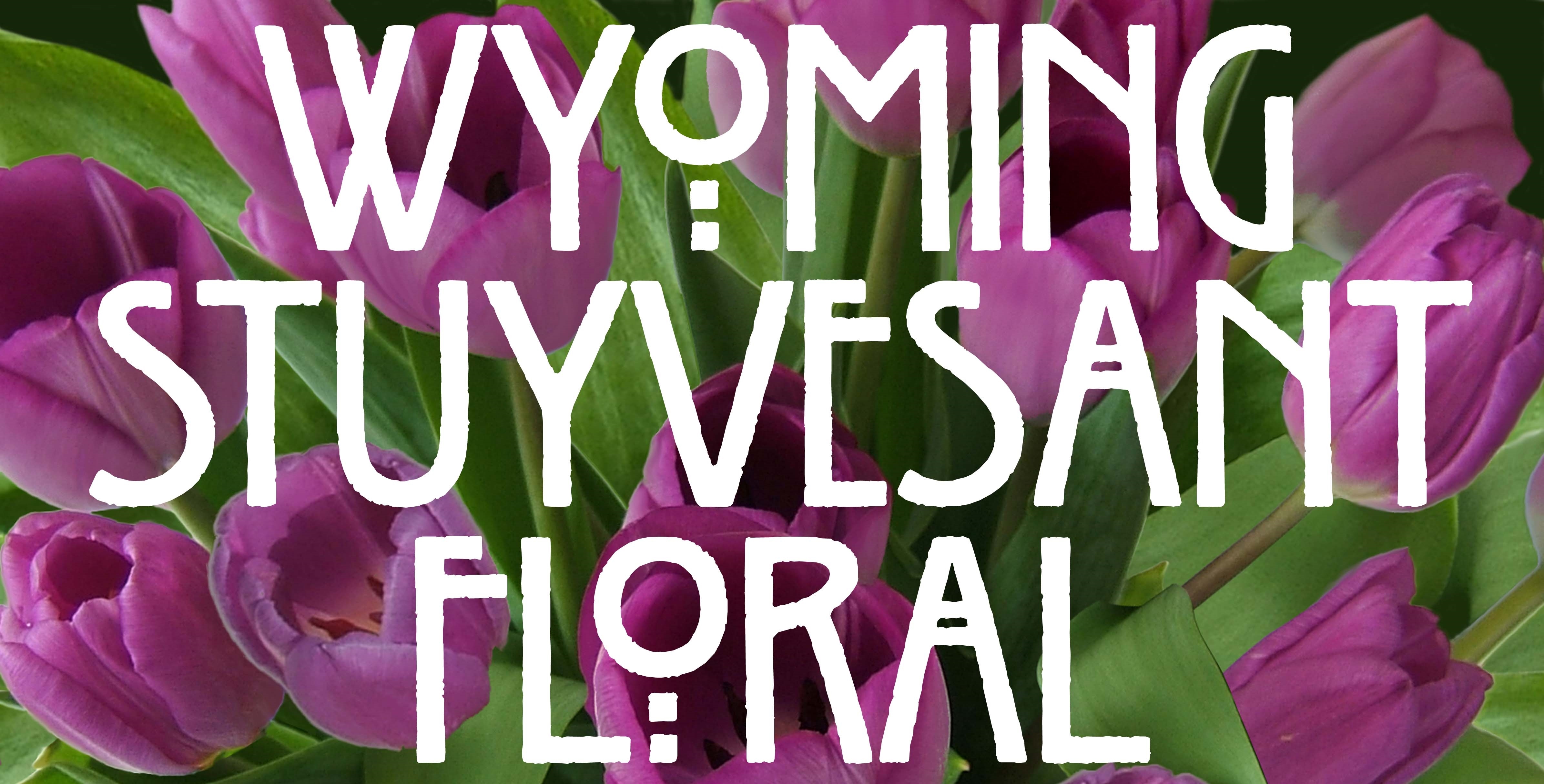 Wyoming Stuyvesant Floral with Tulips