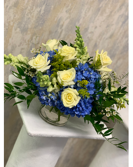 Ice and Cream Flower Arrangement